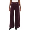 AG Jeans Saige Wide Leg Mid-Rise Fit Corduroy Pants in Jazz Berry(Jazz Berry)