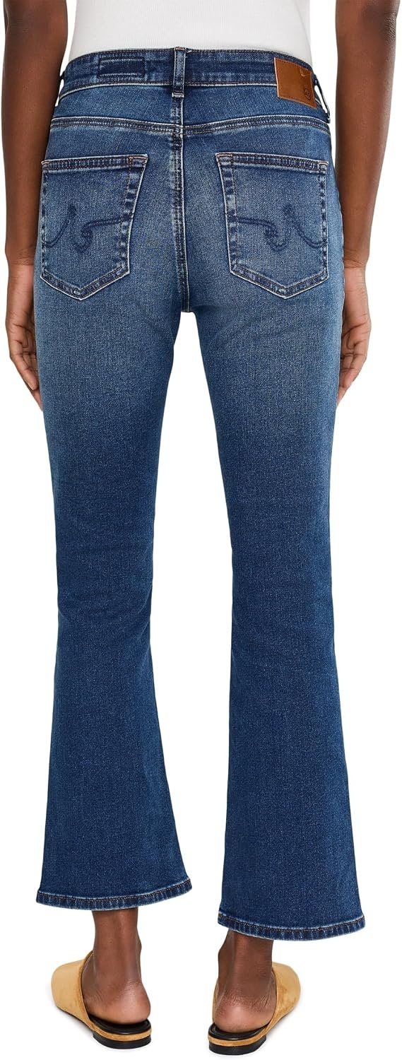 image:imageAG Adriano Goldschmied Womens Farrah Boot Crop MidRise Fit JeanHarmonica