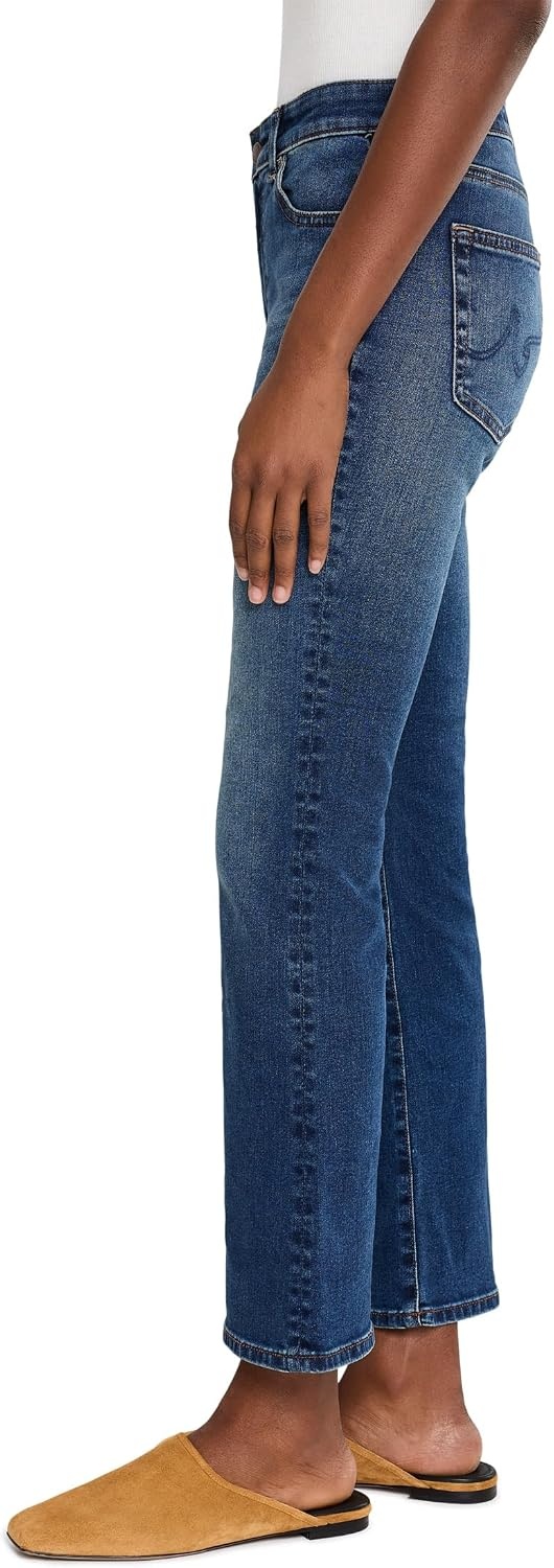 image:imageAG Adriano Goldschmied Womens Farrah Boot Crop MidRise Fit JeanHarmonica