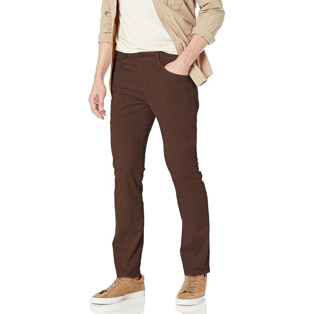 image:imageAG Adriano Goldschmied Mens Everett Slim Straight JeanBitter Chocolate