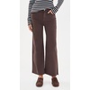 AG Adriano Goldschmied Women’s Saige Wide Leg Crop Jeans(Sulfur Burnt Umber)