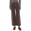AG Adriano Goldschmied Women’s Saige Wide Leg Crop Jeans(Sulfur Burnt Umber)