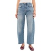 AG Adriano Goldschmied womens Hattie High Rise Crop Barrel in Sunrise(Perfect Pitch)