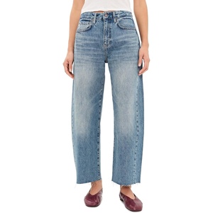 AG Adriano Goldschmied womens Hattie High Rise Crop Barrel in Sunrise(Perfect Pitch)