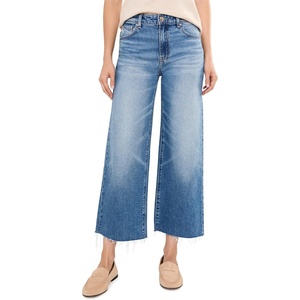 AG Jeans Saige Wide Leg Crop Mid-Rise Fit Jeans in 17 Years Duet(17 Years Duet)
