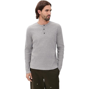 AG Adriano Goldschmied Men’s Bryce L/S Henley(Heather Grey)
