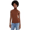 AG Jeans Faey Essential Sleeveless Turtle Neck(Chestnut)