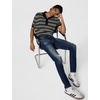 AG Jeans Tellis Modern Slim Leg SUD Sueded Stretch Sateen in Super Black(9 Years Solar Ray Destructed)