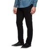 AG Jeans Tellis Modern Slim Leg SUD Sueded Stretch Sateen in Super Black(Super Black)