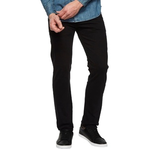AG Jeans Tellis Modern Slim Leg SUD Sueded Stretch Sateen in Super Black(Super Black)