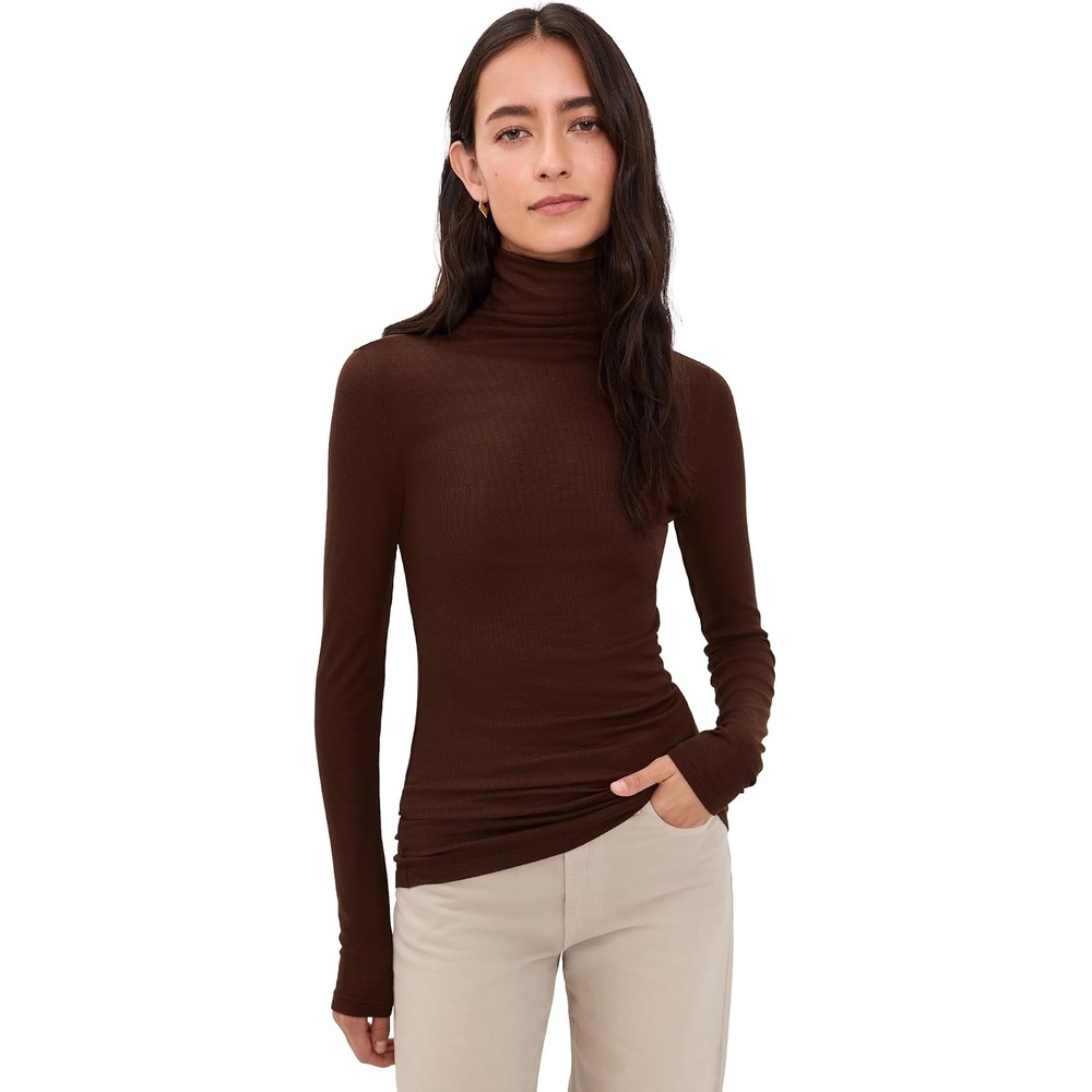 image:imageAG Womens Chels TurtleneckWood Brown